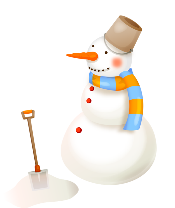 Transparent Snowman Ded Moroz Jack Frost for Christmas