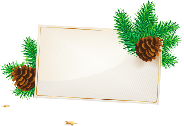 Transparent Christmas Scrapbooking Christmas Card Tree Pine Family for Christmas