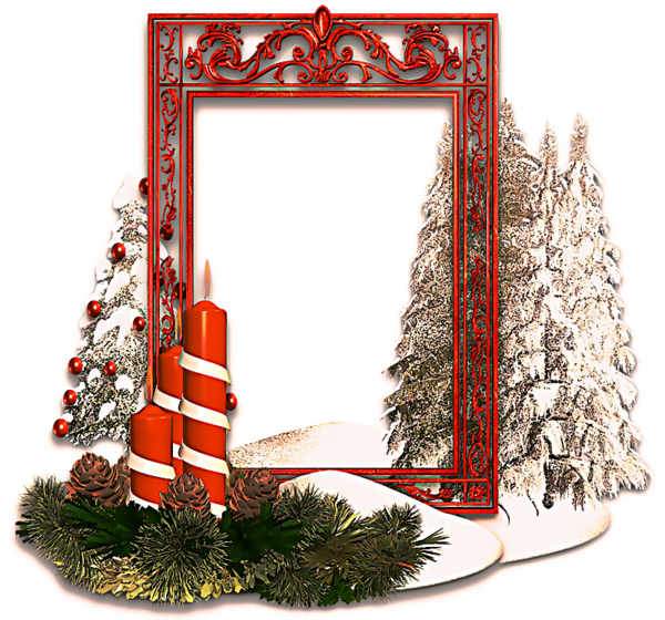 Transparent Picture Frames Christmas Day Photography Picture Frame Christmas Decoration for Christmas