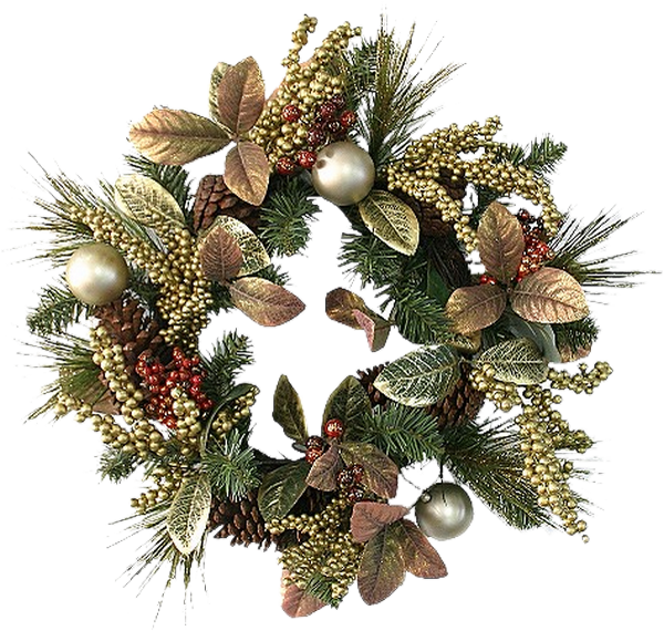 Transparent Wreath Christmas New Year Christmas Decoration for Christmas
