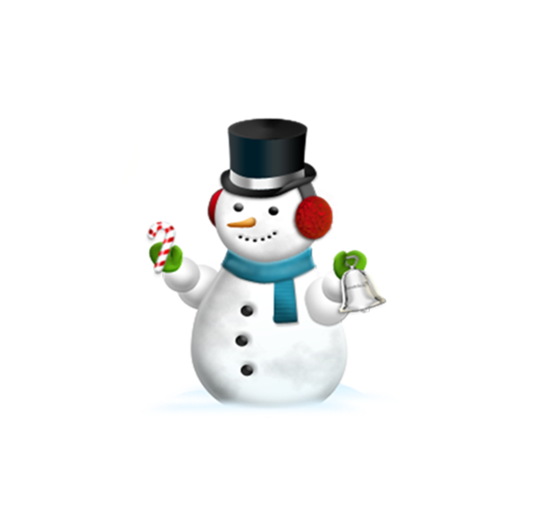 Transparent Christmas Snowman New Year Christmas Ornament for Christmas