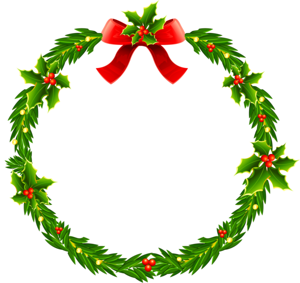 Transparent Wreath Christmas Christmas Decoration Evergreen Pine Family for Christmas