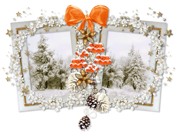 Transparent Christmas Light Christmas Ornament Flower for Christmas