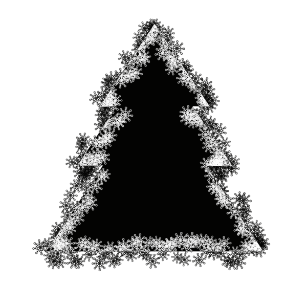 Transparent Christmas Tree Spruce Christmas Fir Pine Family for Christmas