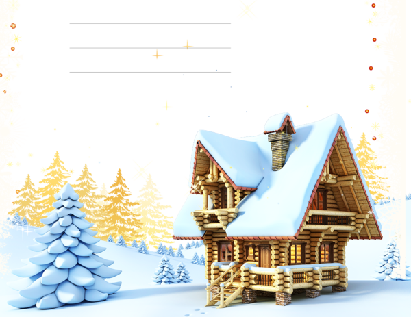 Transparent Santa Claus Gingerbread House Christmas Christmas Decoration Winter for Christmas