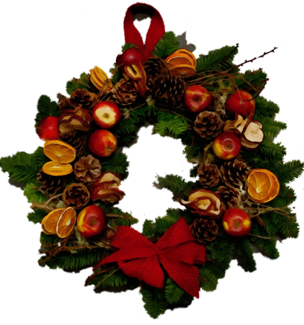 Transparent Wreath Christmas Decoration Leaf for Christmas