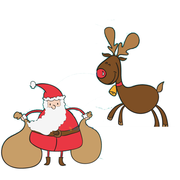 Transparent Santa Claus Cartoon Pxe8re Davids Deer Christmas Ornament Deer for Christmas