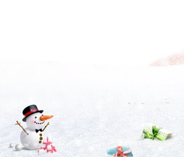 Transparent Snowman Christmas Card White Christmas Bird for Christmas