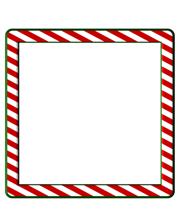 Transparent Picture Frames Christmas Santa Claus Picture Frame Square for Christmas