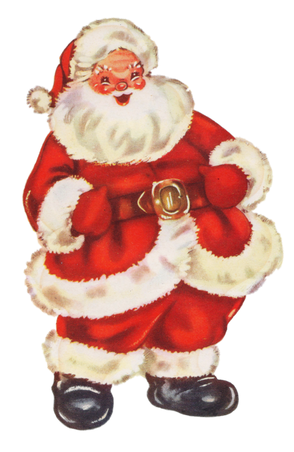 Transparent Santa Claus Christmas Card Christmas Christmas Ornament Figurine for Christmas