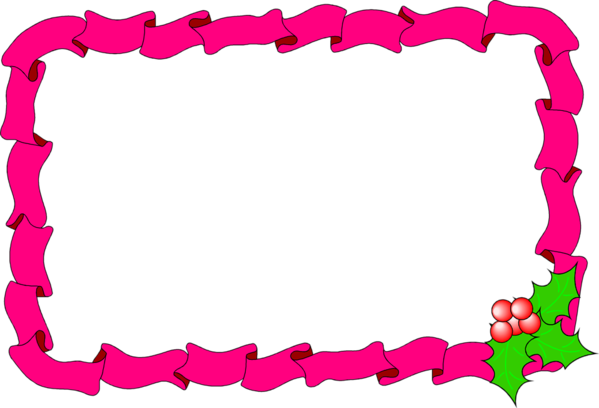 Transparent Borders And Frames Candy Cane Christmas Pink Heart for Christmas