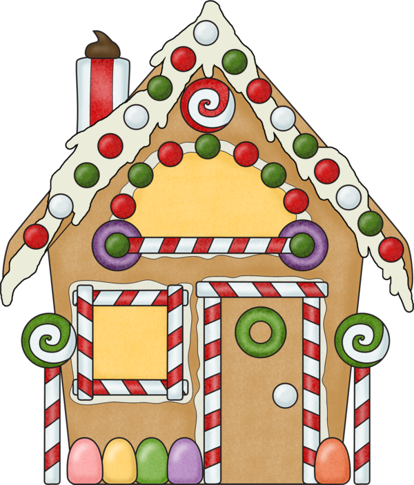 Transparent Gingerbread House Gingerbread Man Gingerbread Christmas Ornament Food for Christmas