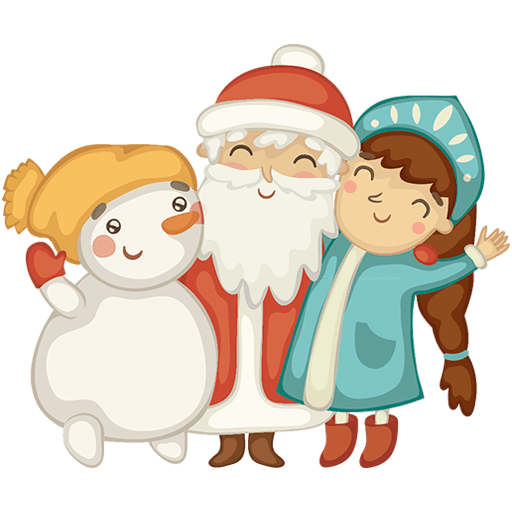 Transparent Telegram Sticker New Year Holiday Thumb for Christmas