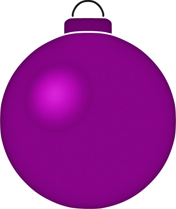 Transparent Christmas Ornament Bombka Christmas Day Violet Purple for Christmas