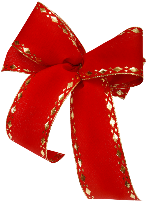 Transparent Christmas Tinsel New Year Red Ribbon for Christmas