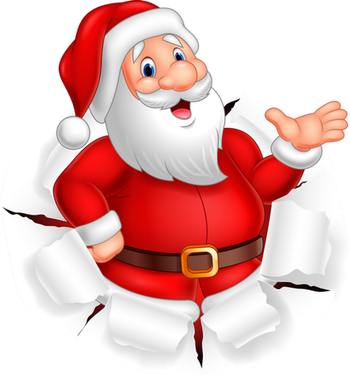 Transparent Santa Claus Cartoon Drawing Christmas Ornament Thumb for Christmas