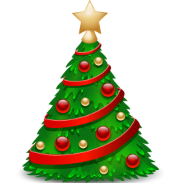Transparent Christmas Tree Christmas Santa Claus Fir Pine Family for Christmas