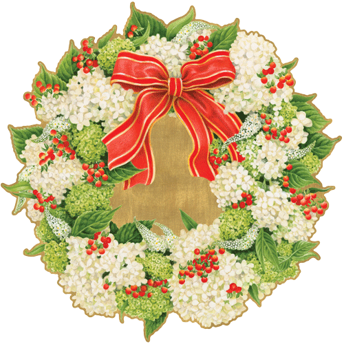 Transparent Wreath Christmas Card Christmas Christmas Decoration Flower for Christmas