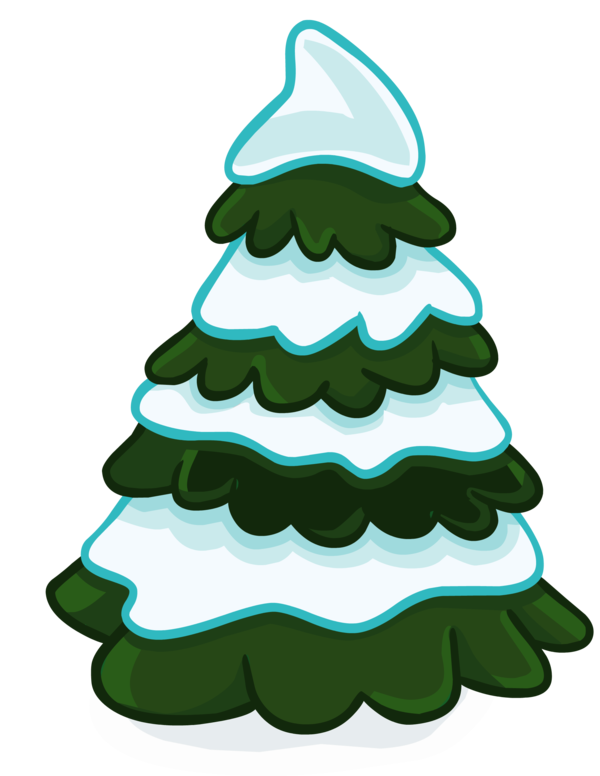 Transparent Christmas Tree Spruce Christmas Ornament Green for Christmas