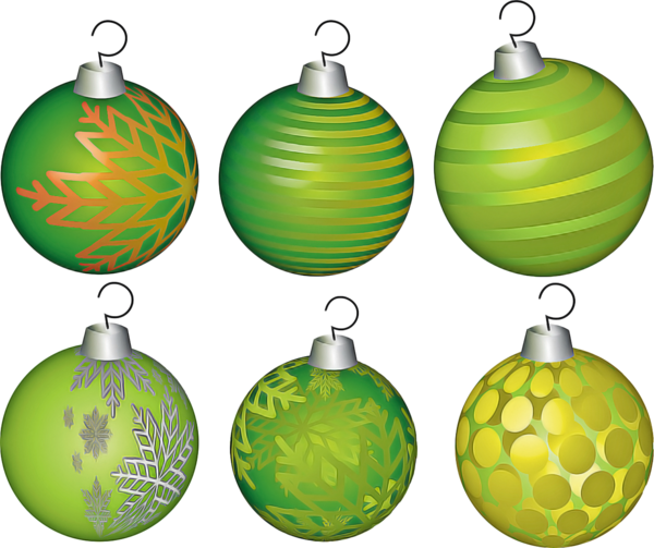 Transparent Christmas Day Party Holiday Green Christmas Ornament for Christmas