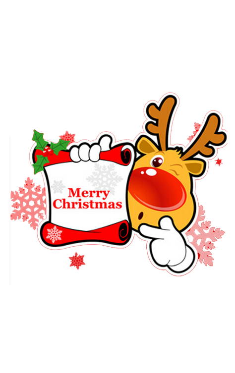Transparent Christmas And Holiday Season Christmas Card Christmas Ornament Text Deer for Christmas