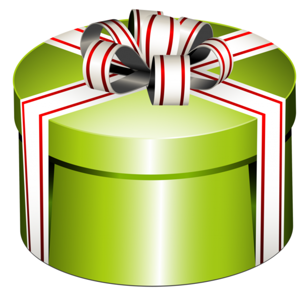 Transparent Gift Christmas Gift Box Green for Christmas