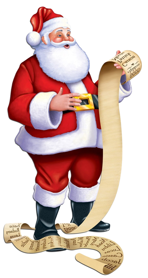Transparent Santa Claus North Pole Christmas Day Mascot for Christmas