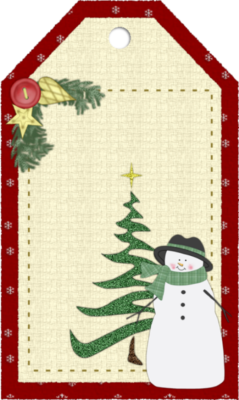 Transparent Paper Bookmark Creativity Fir Christmas Decoration for Christmas