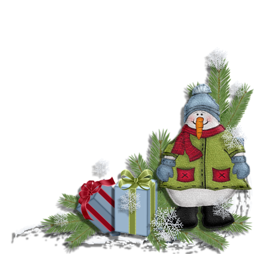Transparent Snowman Christmas Christmas Decoration Fir for Christmas