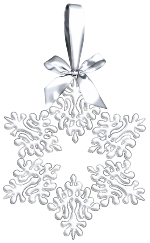 Transparent Snowflake Christmas Day Christmas Ornament Holiday Ornament Ornament for Christmas