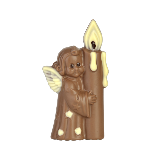 Transparent Angel Candle Christmas Ornament Figurine for Christmas