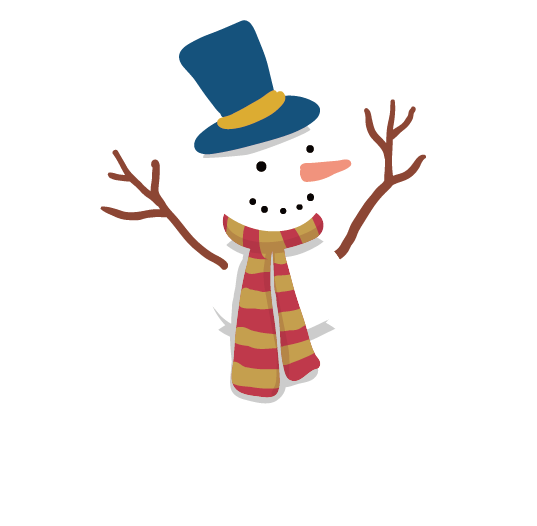 Transparent Santa Claus Reindeer Christmas Snowman Hand for Christmas
