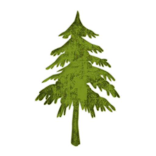 Transparent Christmas Snow Drawing Fir Pine Family for Christmas