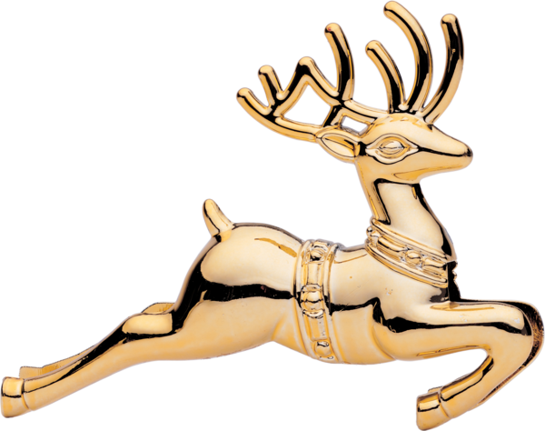Transparent Reindeer Santa Claus Deer for Christmas