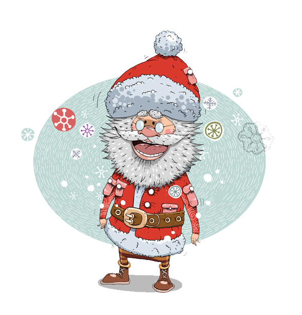 Transparent Ded Moroz New Year Humour Christmas Ornament Christmas Decoration for Christmas