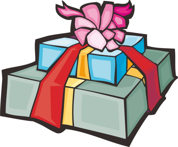 Transparent Gift Box Christmas Gift Line Rectangle for Christmas