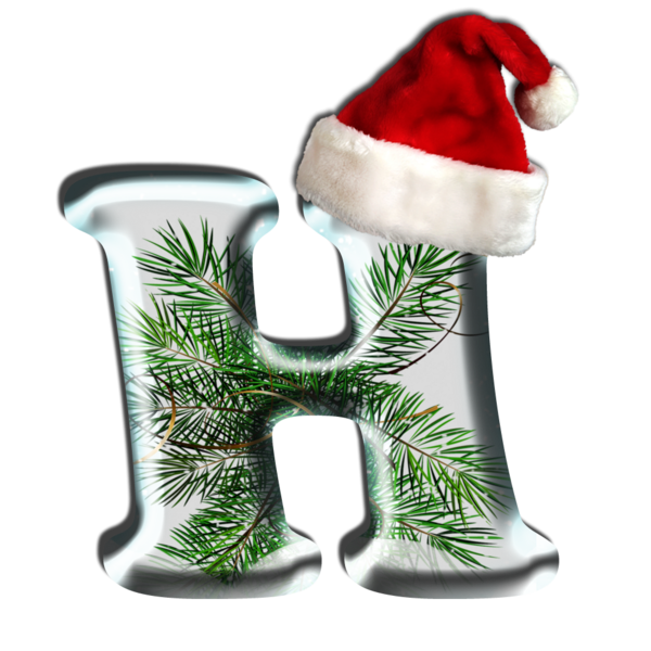 Transparent Letter Alphabet Azerbaijani Christmas Ornament Tree for Christmas