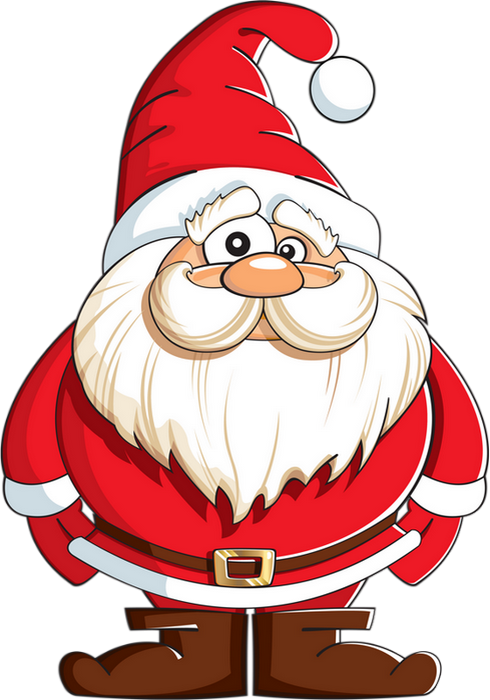 Transparent Santa Claus Ded Moroz Christmas Day Cartoon for Christmas