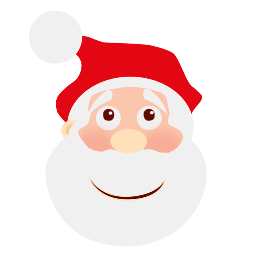Transparent Santa Claus Emoticon Smile Cheek Christmas Ornament for Christmas