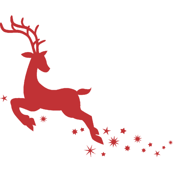 Transparent Reindeer Santa Claus Santa Claus S Reindeer Christmas Decoration Deer for Christmas