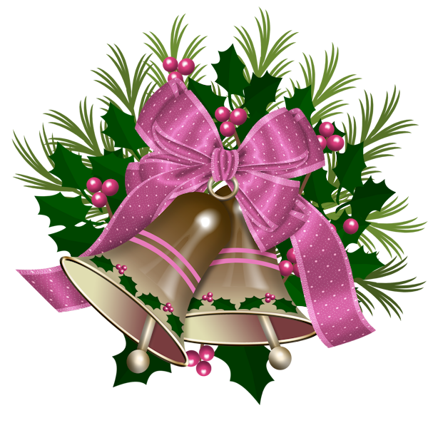 Transparent Santa Claus Christmas Bell Christmas Ornament Flower for Christmas