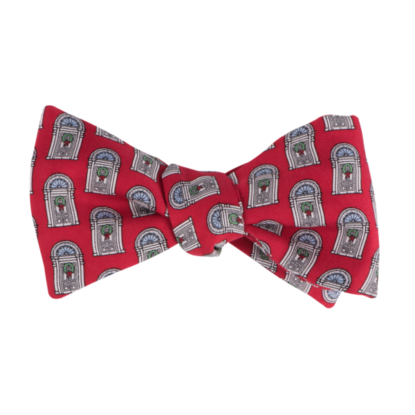 Transparent Bow Tie White House Christmas Necktie for Christmas