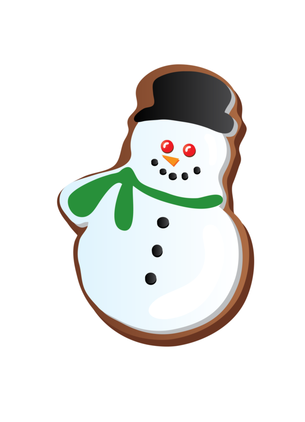 Transparent Christmas Cookie Christmas Cookie Snowman Christmas Ornament for Christmas