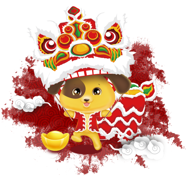 Transparent Chinese New Year Lunar New Year Software Holiday Food for Christmas