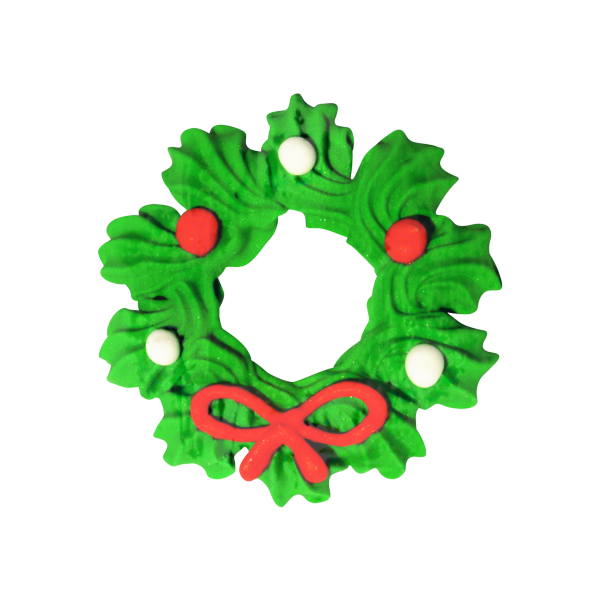 Transparent Christmas Ornament Wreath Christmas Day Green Leaf for Christmas