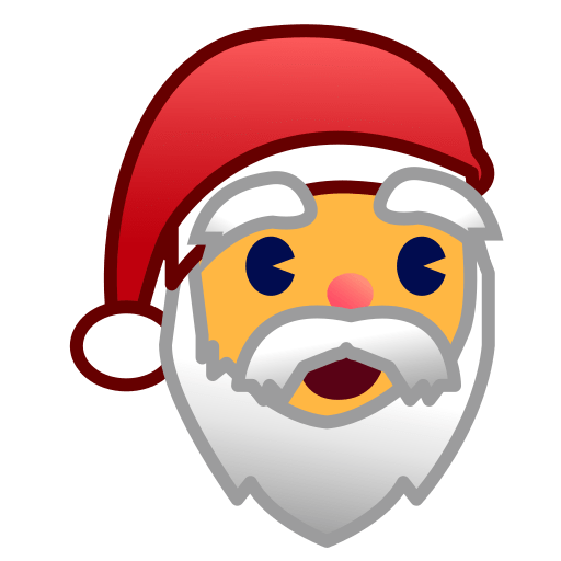 Transparent Santa Claus Emoji Christmas Emoticon Smiley for Christmas