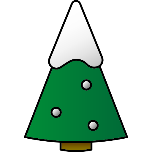 Transparent Christmas Tree Line Angle Triangle Area for Christmas