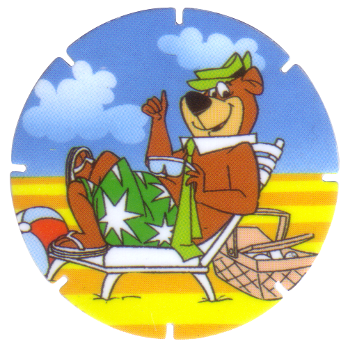 Transparent Yogi Bear Hannabarbera Bear Cartoon Christmas Ornament for Christmas