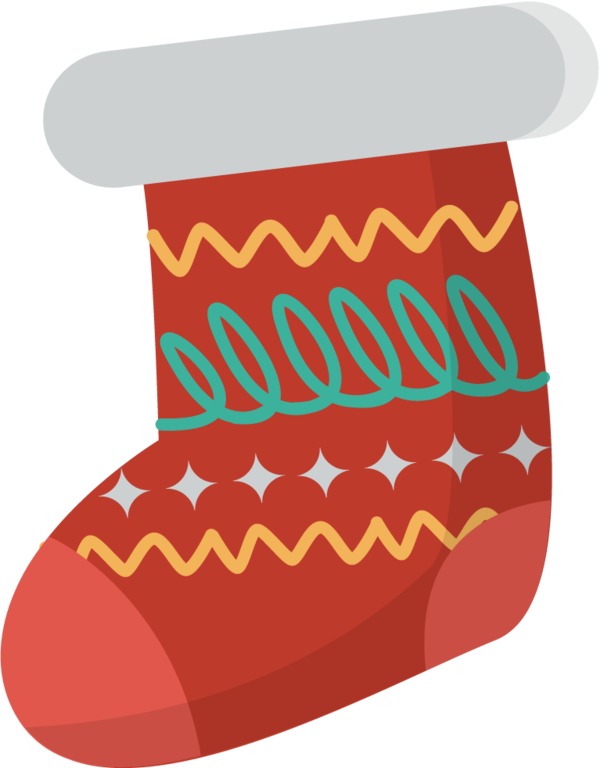 Transparent Christmas Stockings Sock Stocking Christmas Stocking Fast Food for Christmas