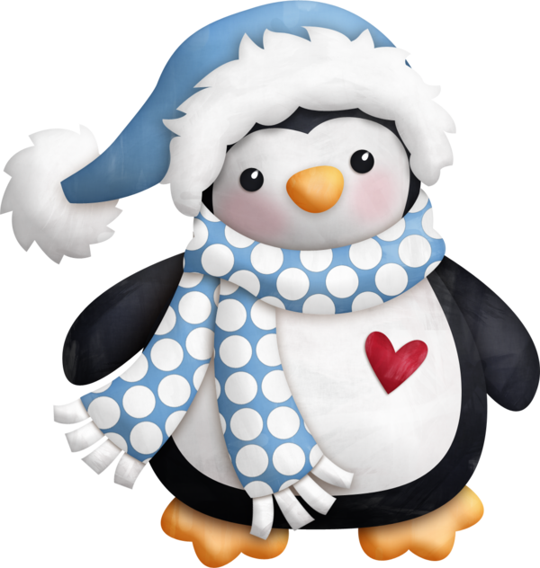Transparent Penguin Christmas Christmas Lights Flightless Bird Stuffed Toy for Christmas